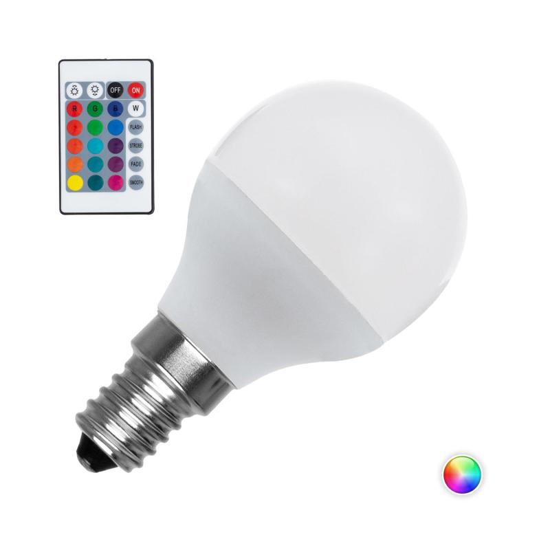 Image of 4.5W Selectable Colour Dimmable LED Golf Ball Bulb Opal - Small Screw Cap