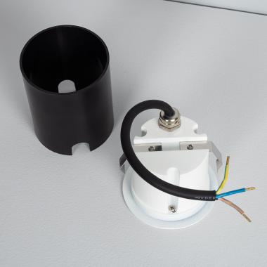 Image of Edit Coney 3W Round Recessed Outdoor Wall Light
