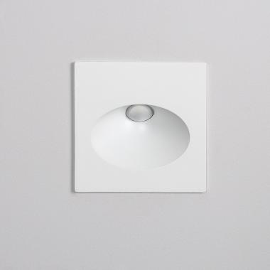 Image of Edit 3W Coney Outdoor Recessed LED Wall Light