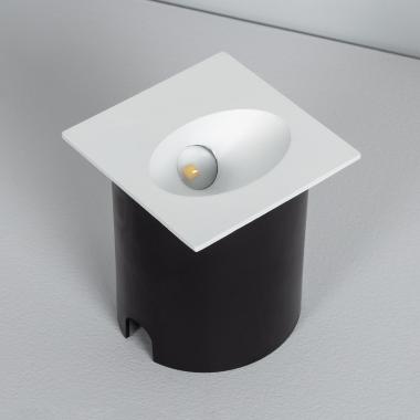 Image of Edit 3W Coney Outdoor Recessed LED Wall Light