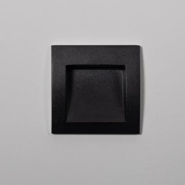 Image of Edit Leif 4W LED Outdoor Square Recessed Wall Light