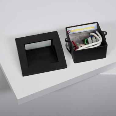 Image of Edit Leif 4W LED Outdoor Square Recessed Wall Light
