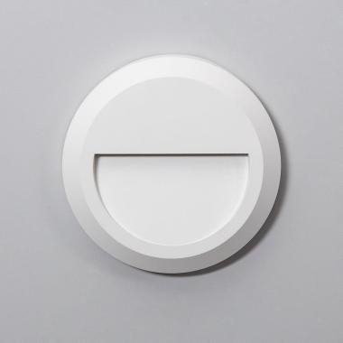 Image of Edit 1W Edulis Round Surface Outdoor LED Wall Light