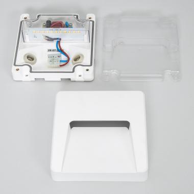 Image of Edit 3W Dag Square Surface Outdoor LED Wall Light