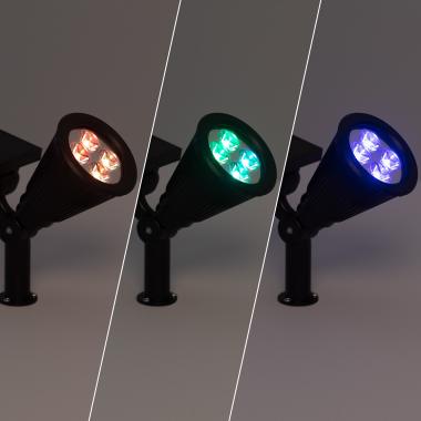 Image of Suri Meillion Colour Changing Solar LED Spotlight