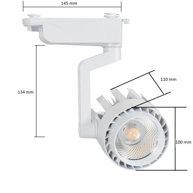 Image of Single Circuit 30W LED Track Light Dora
