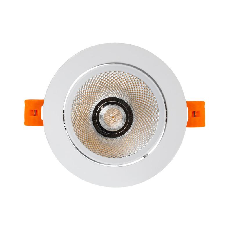 Image of Round Expert Colour 15W COB LED Adjustable Downlight Cutout 90mm Image of Round Expert Colour 15W COB LED Adjustable Downlight Cutout 90mm