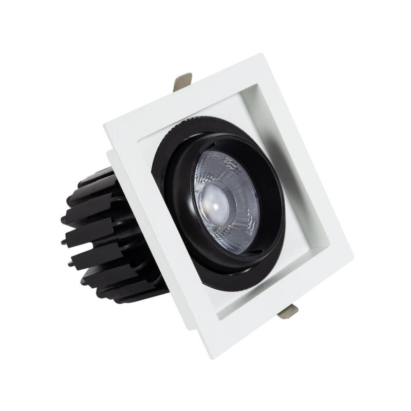 Image of Square Expert Colour 18W COB LED Adjustable Downlight Cutout 125x125mm