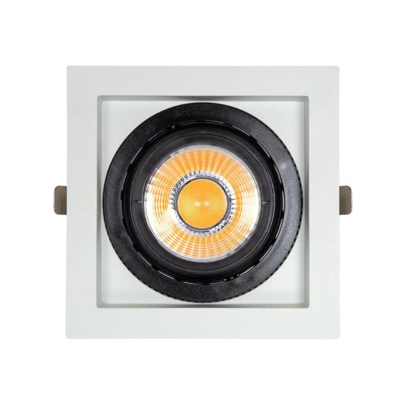 Image of Square Expert Colour 18W COB LED Adjustable Downlight Cutout 125x125mm