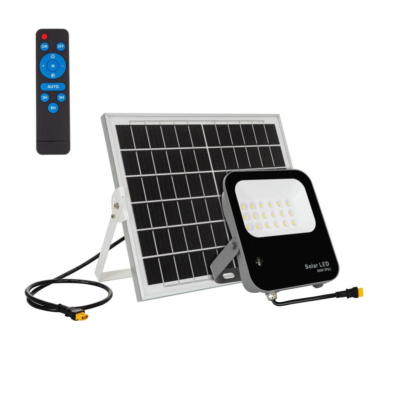 Image of 60W Solar LED Floodlight 10200lm IP65 with Remote Control