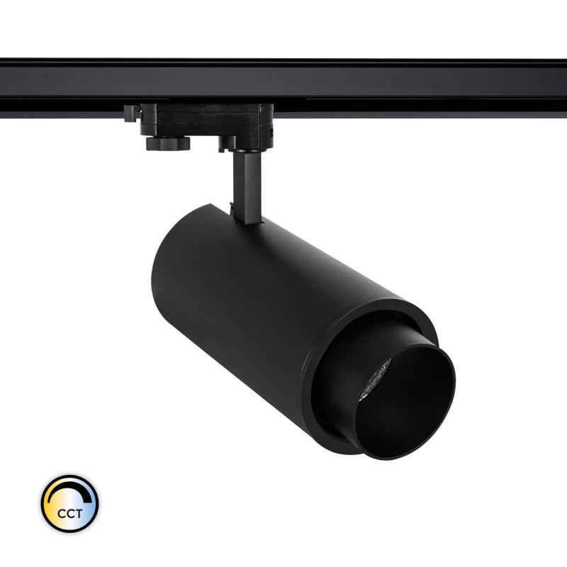 Image of Three Circuit 40W Colour Selectable CCT LED Telescopic Track Spotlight New d'Angelo LIFUD