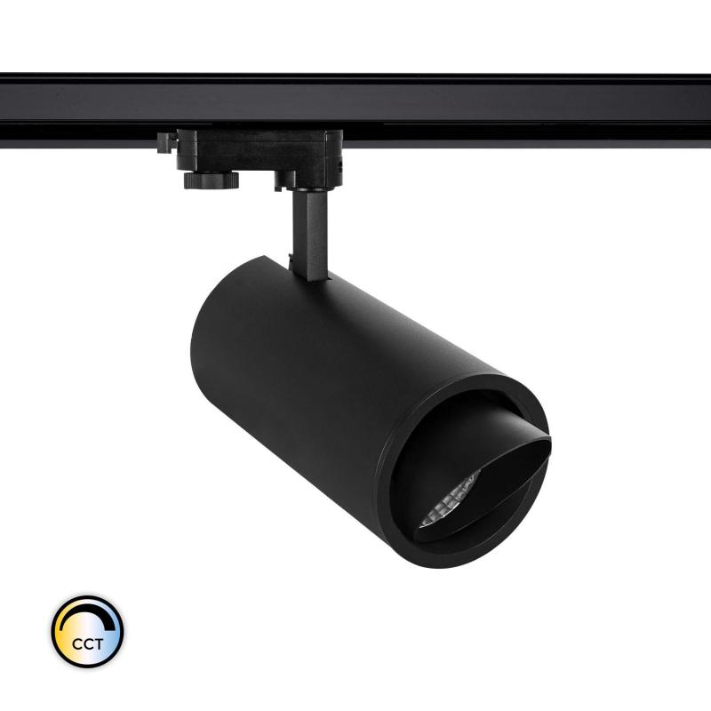 Image of Three Circuit 40W Colour Selectable CCT LED Focal Track Spotlight New d'Angelo LIFUD