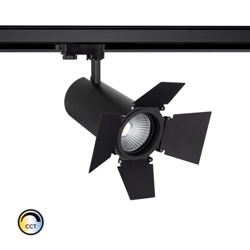 Image of Three Circuit 40W Colour Selectable CCT LED Cinema Track Spotlight New d'Angelo LIFUD