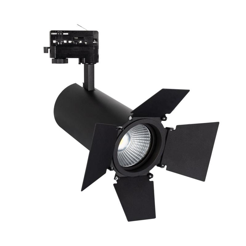 Image of Three Circuit 40W Colour Selectable CCT LED Cinema Track Spotlight New d'Angelo LIFUD