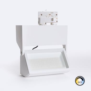 Image of Three Circuit 38W Colour Selectable CCT LED Track Light Piero