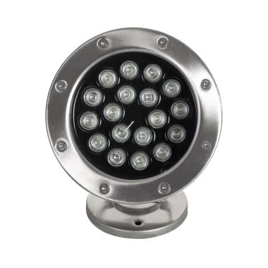 Image of Edit 18W 12V Submersible Colour Changing LED Surface Garden Spotlight