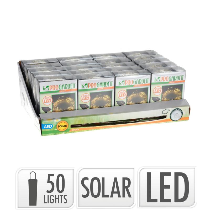 Image of 7M Suri Kentia Colour Changing Solar LED String Lights - 50 Lights