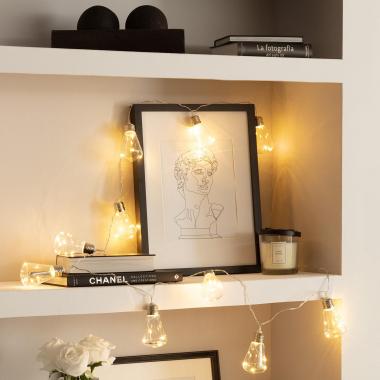Image of Edit Edison 2M Battery Operated LED String Lights - 50 Lights