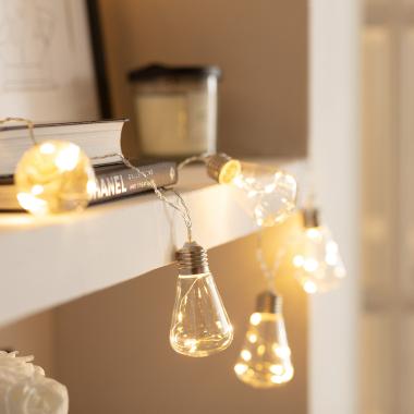 Image of Edit Edison 2M Battery Operated LED String Lights - 50 Lights