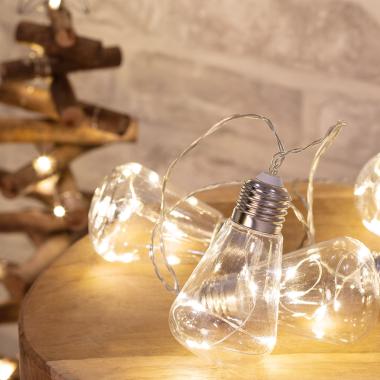 Image of Edit Edison 2M Battery Operated LED String Lights - 50 Lights
