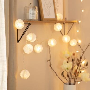 Image of Iluzzia Stewpot 2.1M Battery Operated LED String Lights - 10 Lights