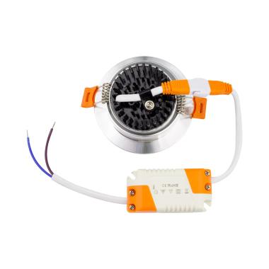 Image of Round 7W COB LED Adjustable Downlight Cutout 70mm