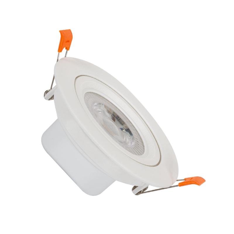 Image of Round Solid 12W COB LED Adjustable Downlight Cutout 95mm