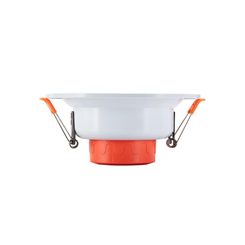 Image of Round 10W LED Downlight New Lux IP44 Cutout 105mm