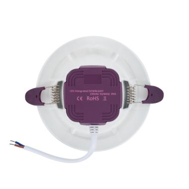 Image of Round Waterproof 8W LED Downlight IP65 Cutout 75mm