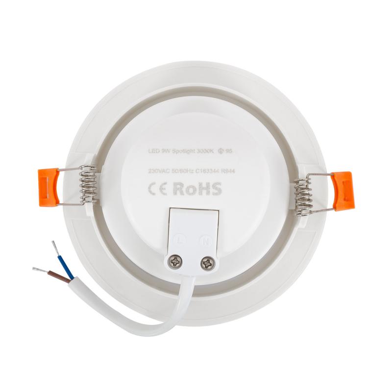 Image of Round Solid 12W COB LED Adjustable Downlight Cutout 95mm