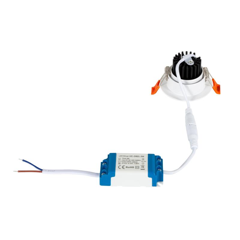 Image of Round Expert Colour 5W COB LED Adjustable Downlight Cutout 70mm