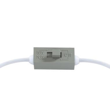 Image of Round Slim 18W UGR19 Selectable CCT LED Surface Panel 155 mm Cut-out IP54