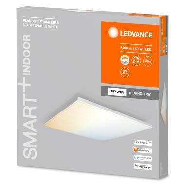 Image of Ledvance 40W Colour Selectable Smart + WiFi Square LED Surface Panel Without Frame 600 x 600mm