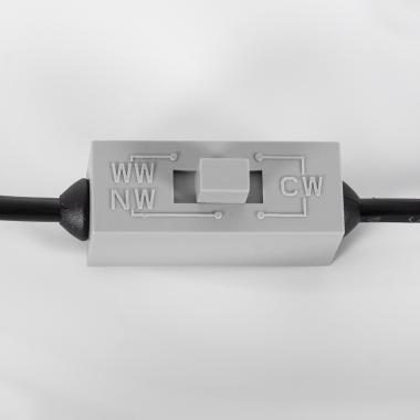 Image of 6W Square Selectable LED Flush Ceiling Light 105x105 mm