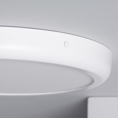 Image of 24W Round 5000K LED Flush Ceiling Light D300 mm