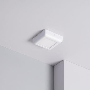 Image of 6W Square LED Flush Ceiling Light 122x122 mm
