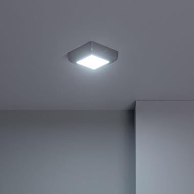 Image of 6W Square LED Flush Ceiling Light 120x120 mm