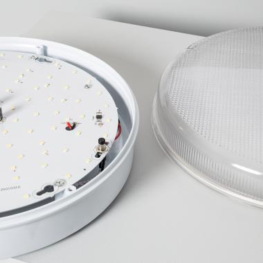 Image of Hublot 24W LED Clear Round Non Permanent Emergency Flush Ceiling Light