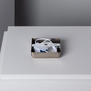 Image of 6W Square LED Flush Ceiling Light 120x120 mm