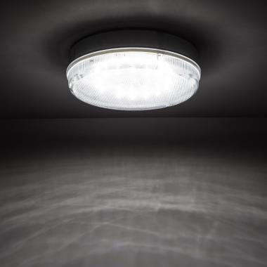 Image of Hublot 24W LED Clear Round Non Permanent Emergency Flush Ceiling Light