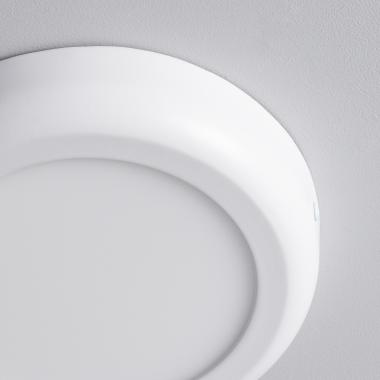 Image of 12W Cool LED Flush Ceiling Light D180 mm