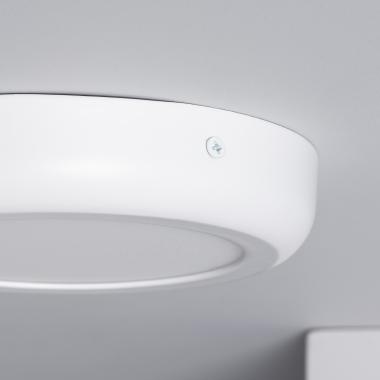 Image of 12W Cool LED Flush Ceiling Light D180 mm
