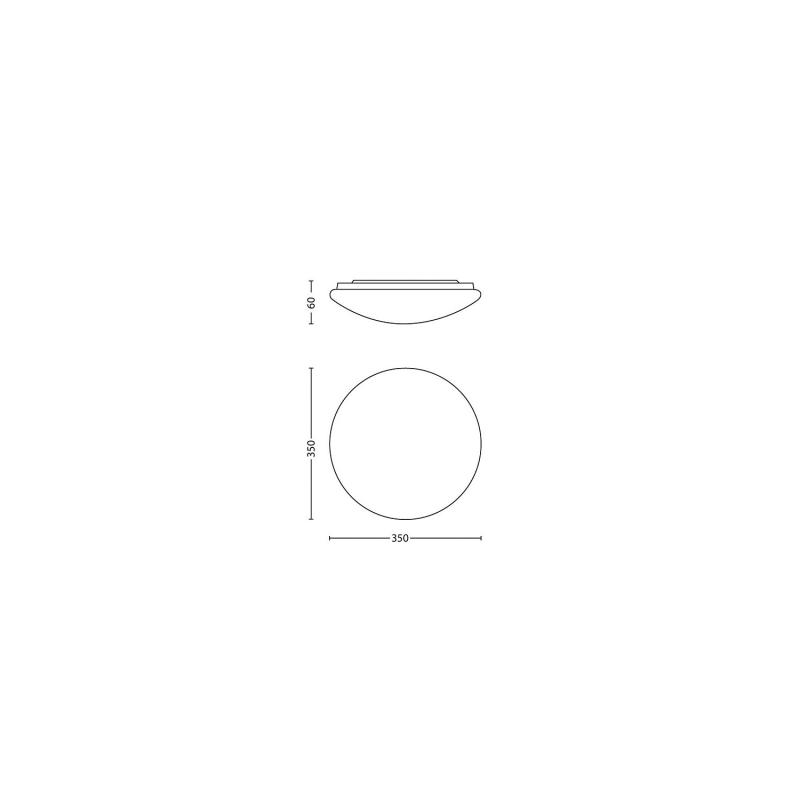 Image of Philips 17W LED Surface Panel Twirly