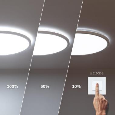 Image of 24W SwitchDimm 420 mm Round Dimmable LED Surface Panel Double Sided