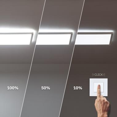 Image of 24W SwitchDimm 580x200mm Rectangular Dimmable LED Surface Panel Double Sided