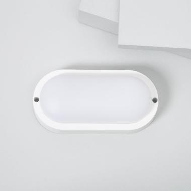 Image of Hublot Oval 15W LED Outdoor Flush Ceiling Light IP65