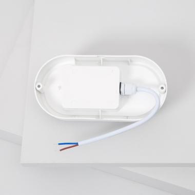 Image of Hublot Oval 15W LED Outdoor Flush Ceiling Light IP65