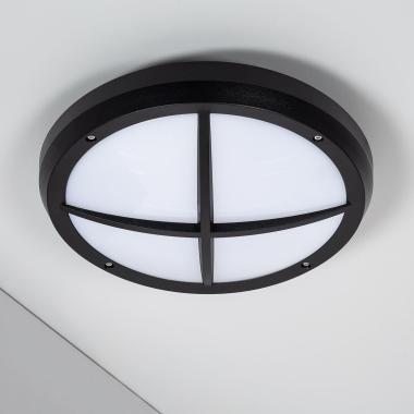 Image of Linus 13.5W LED Round Outdoor Flush Ceiling Light