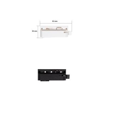 Image of Single Circuit Track Adapter for Pendant Lamp
