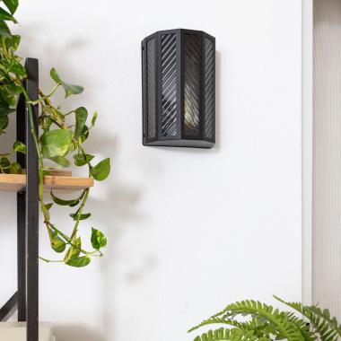 Image of Edit Hadley Half Lantern Outdoor Wall Light